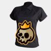 Women's piped performance polo Thumbnail