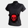 Women's piped performance polo Thumbnail
