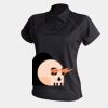 Women's piped performance polo Thumbnail