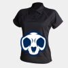 Women's piped performance polo Thumbnail