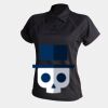 Women's piped performance polo Thumbnail