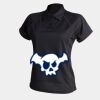 Women's piped performance polo Thumbnail