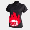 Women's piped performance polo Thumbnail