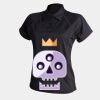 Women's piped performance polo Thumbnail
