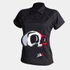 Women's piped performance polo Thumbnail
