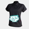 Women's piped performance polo Thumbnail