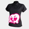Women's piped performance polo Thumbnail