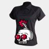 Women's piped performance polo Thumbnail