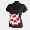 Women's piped performance polo Thumbnail