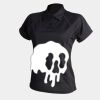 Women's piped performance polo Thumbnail