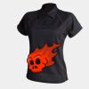 Women's piped performance polo Thumbnail