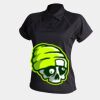 Women's piped performance polo Thumbnail