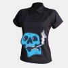 Women's piped performance polo Thumbnail