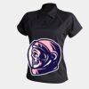Women's piped performance polo Thumbnail
