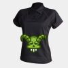 Women's piped performance polo Thumbnail