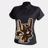 Women's piped performance polo Thumbnail