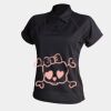 Women's piped performance polo Thumbnail
