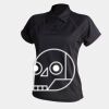 Women's piped performance polo Thumbnail