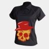 Women's piped performance polo Thumbnail