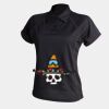 Women's piped performance polo Thumbnail