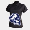 Women's piped performance polo Thumbnail