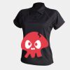 Women's piped performance polo Thumbnail