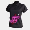 Women's piped performance polo Thumbnail