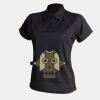 Women's piped performance polo Thumbnail