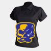 Women's piped performance polo Thumbnail