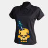 Women's piped performance polo Thumbnail