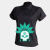 Women's piped performance polo Thumbnail