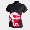 Women's piped performance polo Thumbnail