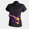 Women's piped performance polo Thumbnail
