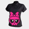 Women's piped performance polo Thumbnail