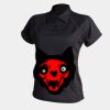 Women's piped performance polo Thumbnail