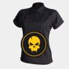 Women's piped performance polo Thumbnail