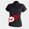 Women's piped performance polo Thumbnail