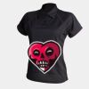 Women's piped performance polo Thumbnail