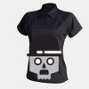 Women's piped performance polo Thumbnail