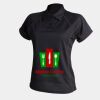 Women's piped performance polo Thumbnail