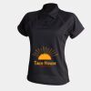 Women's piped performance polo Thumbnail