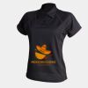 Women's piped performance polo Thumbnail