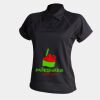 Women's piped performance polo Thumbnail