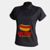 Women's piped performance polo Thumbnail