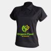 Women's piped performance polo Thumbnail