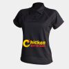 Women's piped performance polo Thumbnail