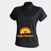Women's piped performance polo Thumbnail