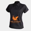 Women's piped performance polo Thumbnail