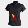 Women's piped performance polo Thumbnail