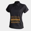 Women's piped performance polo Thumbnail